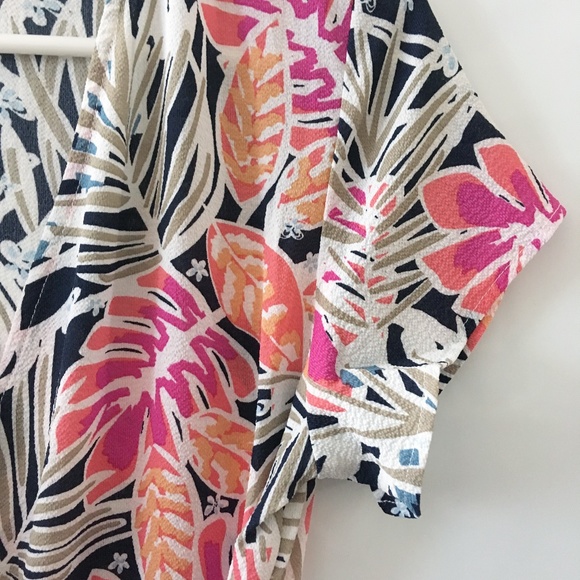NWT Tropical Front Wrap Dress - Picture 7 of 8